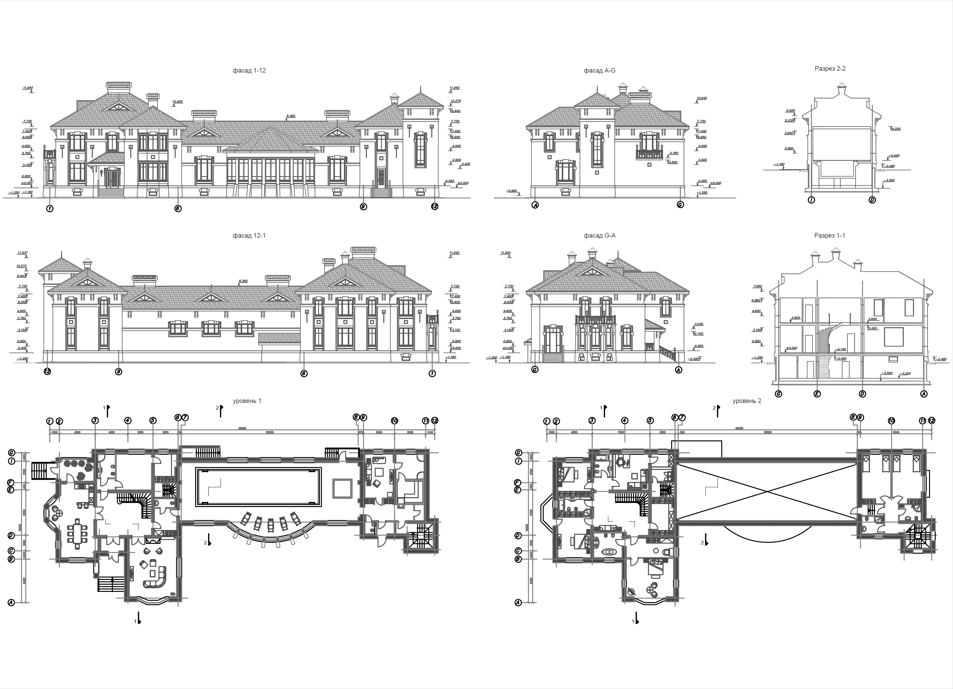 Вилла с бассейном, чертеж AutoCAD — Art-Grea: DWG чертежи бесплатно,  проекты, файлы