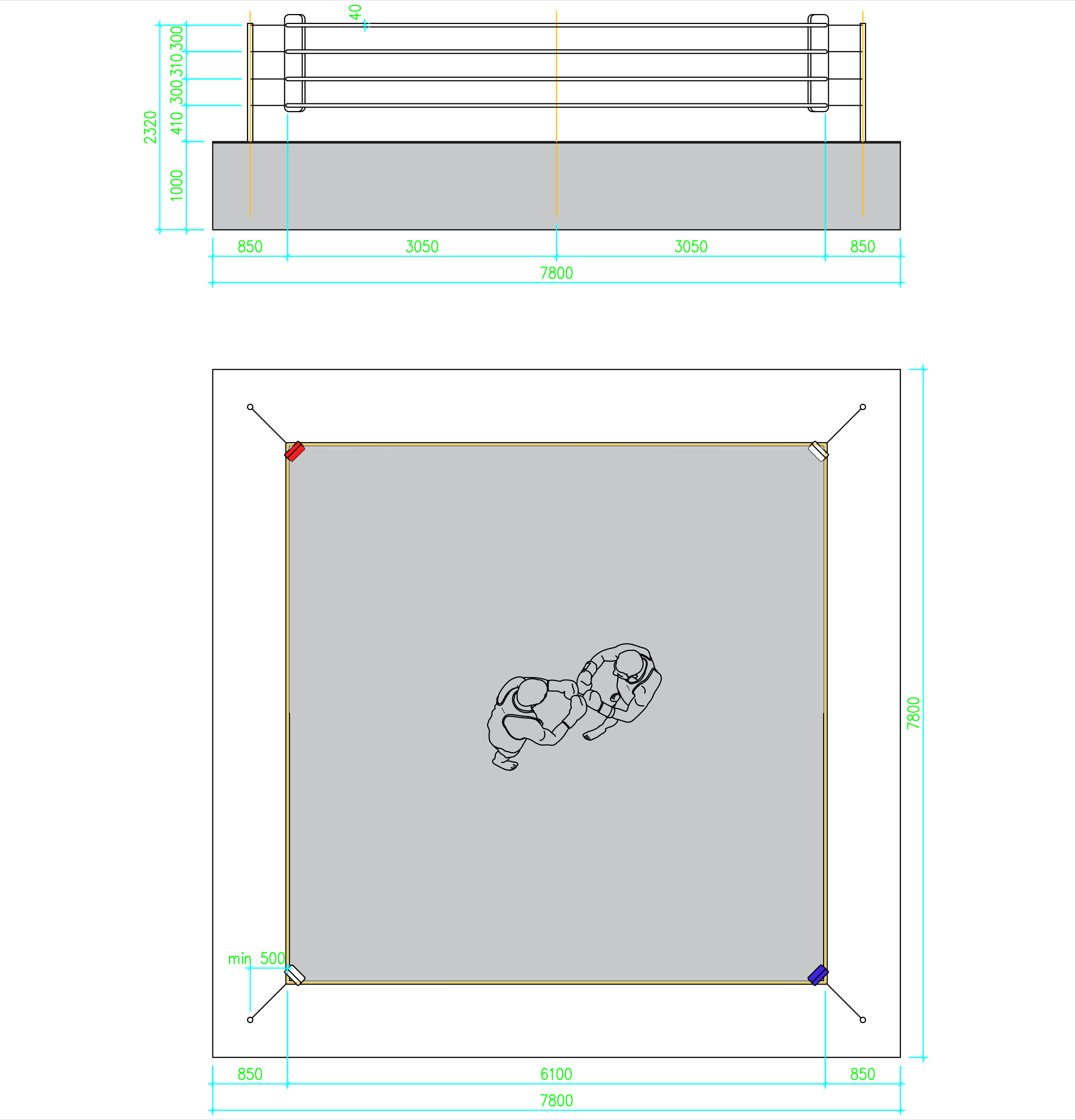 Чертеж бокса. Ринг для бокса dwg. Боксерский ринг Размеры и чертёж. Размер ринга для бокса. Ринг пул чертеж.