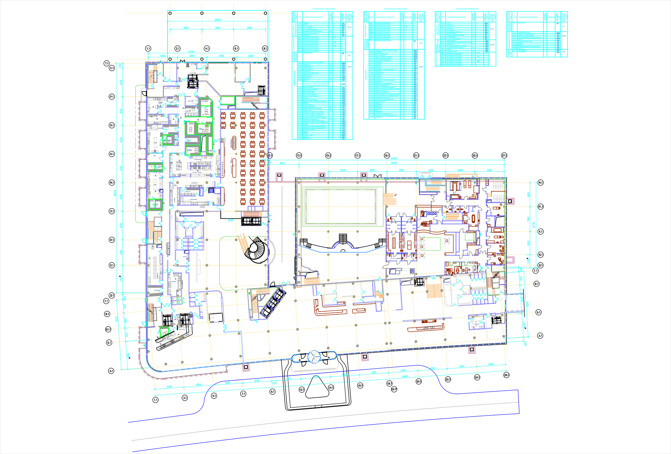 Гостиница чертежи dwg