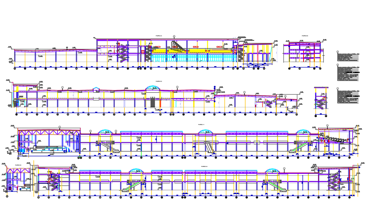 Dwg чертеж торговый центр