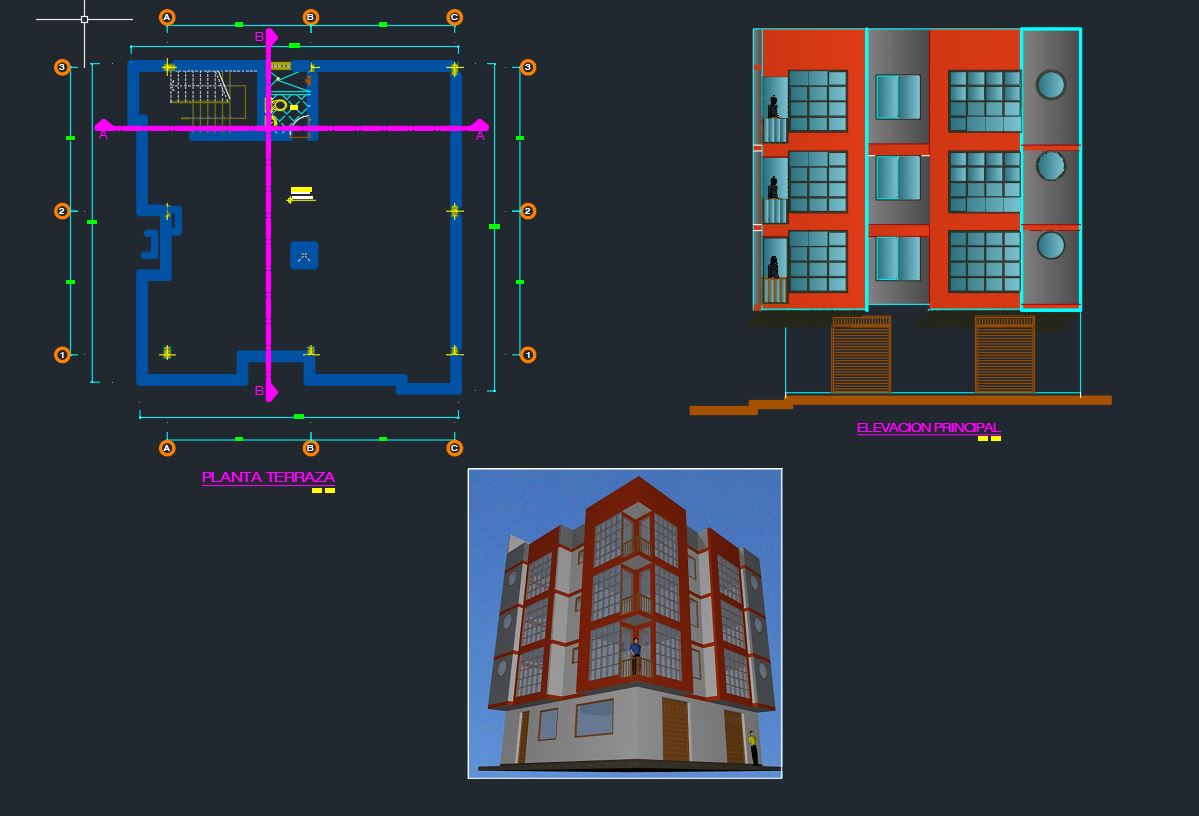 Проект гостиницы dwg