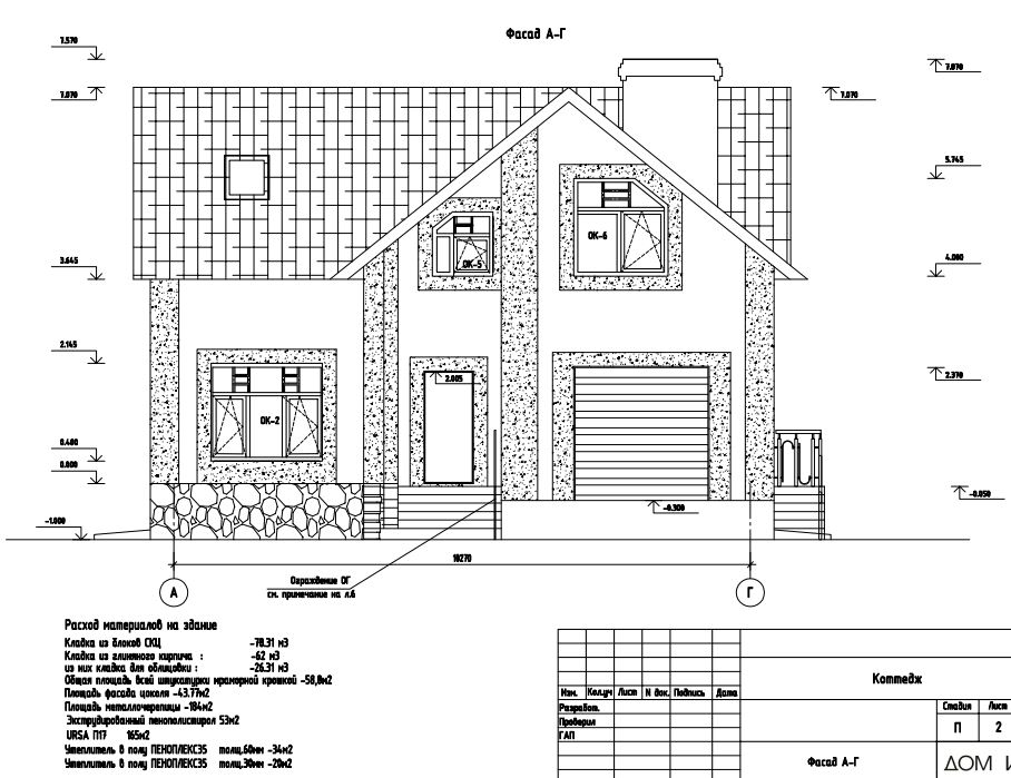 Dwg чертежи загородных домов